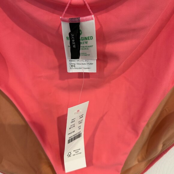 J. Crew NWT Solid Pink Bikini Bottom BF178, Pink 3X‎ - Picture 4 of 8